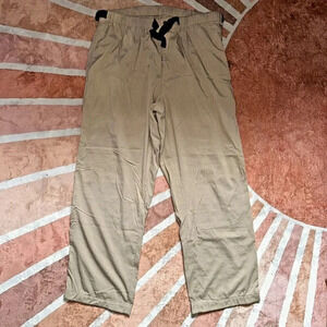 Vintage Orvis Men's Rayon Adjustable Belted Pants Sz L 34" x 28"